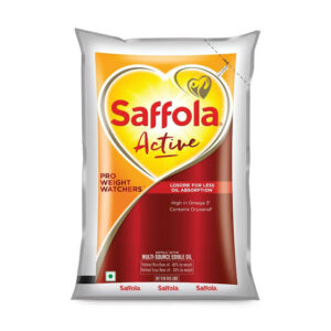 Saffola Tasty Blended Cooking Oil - 1L Pouch | Pro Fitness Conscious | সাফোলা টেস্টি ব্লেন্ডেড কুকিং অয়েল