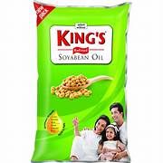 King's Refined Soyabean Oil - 1L | Vitamin A, D & E Fortified | কিংস রিফাইন্ড সোয়াবিন তেল